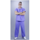 uniforme hospitalar masculino para comprar Franco da Rocha